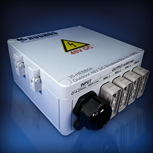 Hughes DC breakout box for 4 RRUs