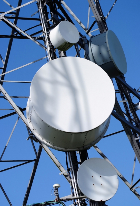 e. Power to the masthead cellular-base-station