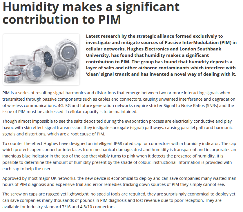 Electronic Specifier Dust Cap