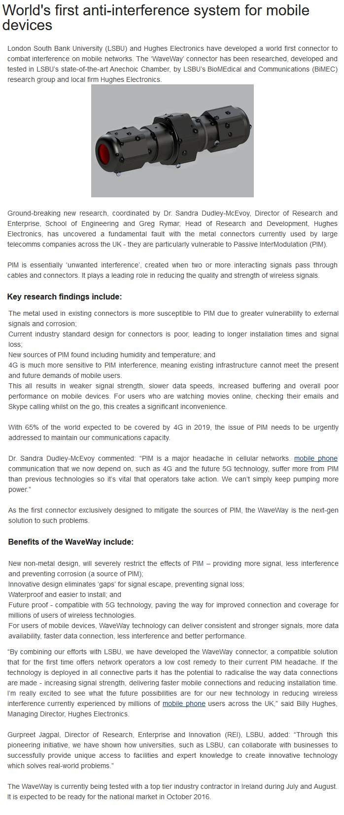 of week wave way article